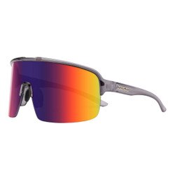 Suncloud Amplify Sunglasses Polarized in Transparent Grey with Plasma Mirror